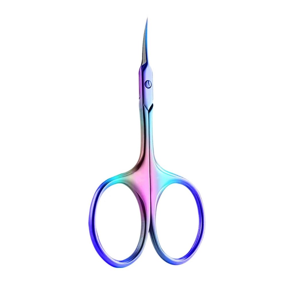 1Pcs Cuticle Scissors Nipper Dead Skin Scissors Stainless Steel Manicure Pedicure Tools Portable Exfoliating Nail Trimmer(MULTI)