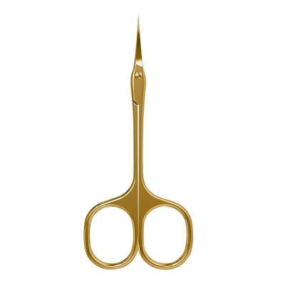 1Pcs Cuticle Scissors Nail Cuticle Clippers Trimmer Dead Skin Remover Stainless Steel Professional Nail Art Tools Cuticle Cutter(Gold)