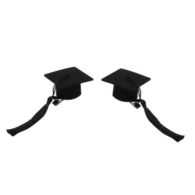 Gatuida Graduation Ceremony Hairpin Bachelor Hat Clip Perfect Hair Decor for Graduation Party