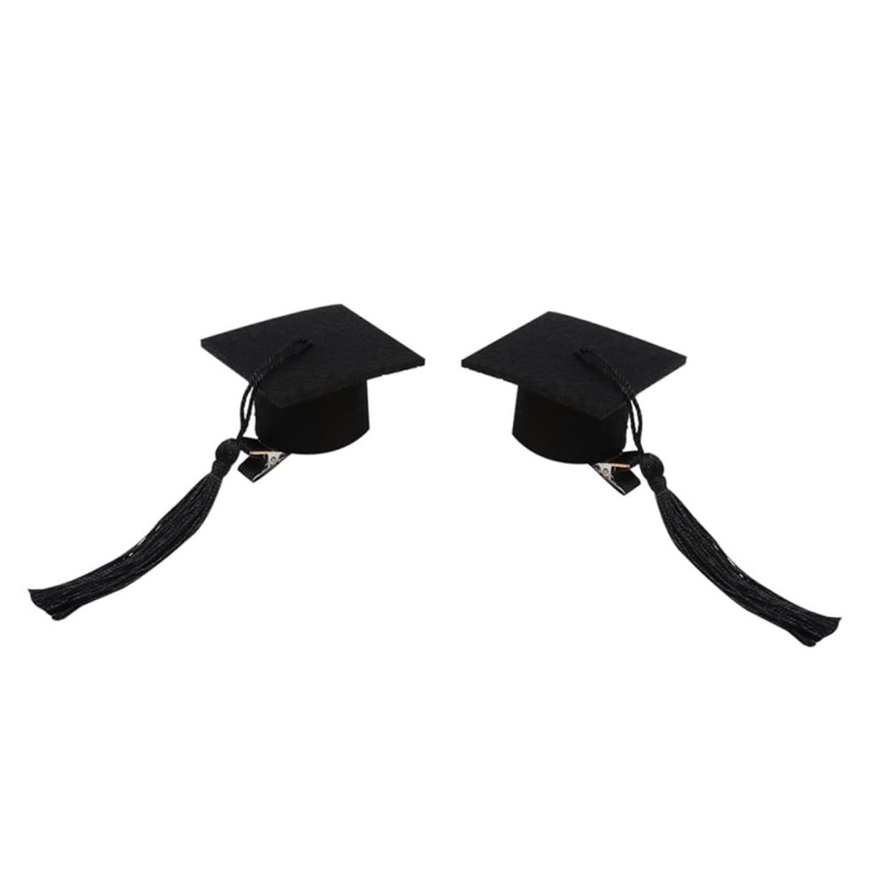 Gatuida Graduation Ceremony Hairpin Bachelor Hat Clip Perfect Hair Decor for Graduation Party