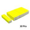 10/20 Pcs Sponge Nails Sanding Buffer Block Fingernail Grinding Polishing Nail Files Neon Colorful Manicure Pedicure Tools DIY(10 Pcs Neon Yellow) view 2