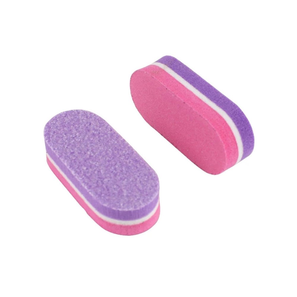 50pcs/lot Sponge Nail File 100/180 Colorful Nail Buffer Double Sided Sanding Buffer Cuticle Remover Pedicure Manicure Files(02)