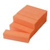 10PCS Nail Art Buffer Grinder Buffing Block White Nail File for Pedicure Tips Manicure Care Sponge Buffer Gel Polish Accessories Tools(Orange) view 1