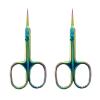 1/2pcs Professional Manicure Scissors Stainless Steel Cuticle Scissors Dead Skin Remover For Nails Art Clippers Eyebrow(ColorA 2pc) view 1