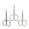 Cuticle Scissors Ultra Sharp Cuticle Trimmer for Manicure Pedicure Curved Blade Precise Pointed Tip Nail Grooming Kit(Gen2 silver) view 1
