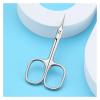 Cuticle Scissors Ultra Sharp Cuticle Trimmer for Manicure Pedicure Curved Blade Precise Pointed Tip Nail Grooming Kit(Gen2 silver) view 2