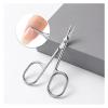 1PC Silvery Stainless Steel Dead Skin Nail Scissor Pedicure Cuticle Cutter Profession Finger Foot Manicure Remover view 2