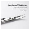 1PC Silvery Stainless Steel Dead Skin Nail Scissor Pedicure Cuticle Cutter Profession Finger Foot Manicure Remover view 3