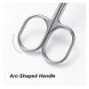 1PC Silvery Stainless Steel Dead Skin Nail Scissor Pedicure Cuticle Cutter Profession Finger Foot Manicure Remover view 4