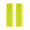 2Pcs Nail Buffer Blocks, 4 Sided Sponge Buffering Blocks for Acrylic, Natural Nail Cares, Professional Manicure(Neon Yellow) view 1