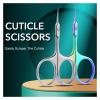1Pcs Cuticle Scissors Manicure Nail Tools Stainless Curved Blade Eyebrow Eyelash Dry Skin Multi-purpose Small Scissors(MULTI) view 2