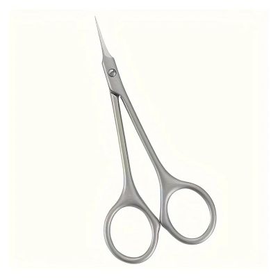 1pc Professional Cuticle Trimmer Nippers Scissors Stainless Steel Nail Clippers Remover For Pedicure Manicure Accessories Tools(Silvery)
