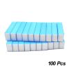 50/100 Pcs Sponge Nail File Buffer Block Buffing Sanding Professional Nail degreaser Tools Pedicure Manicure(100 Pcs Neon Blue) view 2