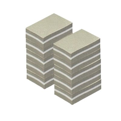 10pcs Nail Buffer Block Professional Nail Sponge File Polisher Block Tools Manicure Pedicure Supplies Sliders Buffers for Nails(Grey)