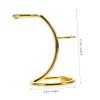 WRITWAA Bathroom Holder and Toothbrush Organizer Wall Mounted Storage Rack for Manual Brushes and Bathroom Essentials Elegant Design Easy Installation Finish view 2