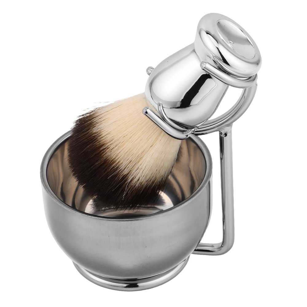 CALLARON Complete Safety Razor Set Includes Brush Stand Bowl Stylish Stainless Steel