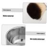 CALLARON Complete Safety Razor Set Includes Brush Stand Bowl Stylish Stainless Steel view 3
