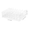 ABOOFAN Divided Storage Box for Makeup and Nail Supplies Modern Acrylic Vanity and Office Organizer Small Stackable view 2