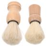 CALLARON 2pcs Men Facial Hair Brush Barber Shaving Brush Soft Bristles Travel for Clean Beard Grooming view 1