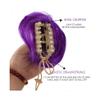 mifortune-e Hair Bun, Synthetic Hair Buns Claw Clip-on Chignon Extension for Messy Updo,for Daily Wear(Pink) view 3