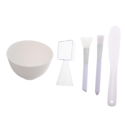 CALLARON Diy Facial Mask Mixing Bowls Set Silicone Applicator Spatula Mixing Bowl for Even Application Versatile Use Clean Preparation Essential Tool for Spa Home Skincare