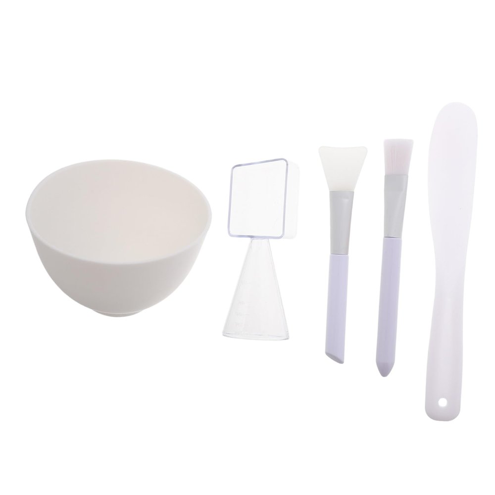 CALLARON Diy Facial Mask Mixing Bowls Set Silicone Applicator Spatula Mixing Bowl for Even Application Versatile Use Clean Preparation Essential Tool for Spa Home Skincare