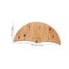 CALLARON Wooden Foot Bath Cover Temperature Retaining Lid for Soaking Tub Splash Guard for Clean Floors Fits Wooden Buckets Accessory view 2