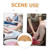 CALLARON Wooden Foot Bath Cover Temperature Retaining Lid for Soaking Tub Splash Guard for Clean Floors Fits Wooden Buckets Accessory view 3
