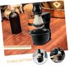 CALLARON 3pcs Elegant Shaving Stand Brush Holder Razor Storage Rack Space-saving for Home and Travel Use view 3