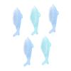 PartyKindom 5pcs Nail Scrub Brush Nail Tools for Manicure Art Supplies Detail Brush Dust Cleaner Random Color view 1