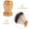 CALLARON 3pcs Men Beard Grooming Brush Soft Bristle Facial Cleaning Tool Comfortable Handle Essential for Daily Grooming and Polished Look view 3
