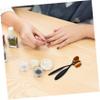 CALLARON 2pcs Nail Dust Brush for Cleaning Soft Makeup Brush Nail Powder Remover for Fingernail Precision Art Cleaning Tool view 4