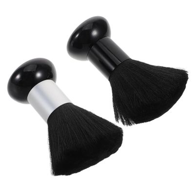BIUDECO 2pcs Detangler Hair Brush for Neck Shaving Styling Tool Soft Barber Brush for Hair Cutting Cleaning Hairdressing Tool for Barber Shop