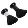 BIUDECO 2pcs Detangler Hair Brush for Neck Shaving Styling Tool Soft Barber Brush for Hair Cutting Cleaning Hairdressing Tool for Barber Shop view 1