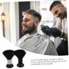 BIUDECO 2pcs Detangler Hair Brush for Neck Shaving Styling Tool Soft Barber Brush for Hair Cutting Cleaning Hairdressing Tool for Barber Shop view 3