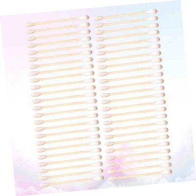 MERRYHAPY 300pcs Double-headed Cotton Swabs Soft Cotton Buds for Makeup Removal and Cleaning for Skin Care Suitable for Travel and Daily Use