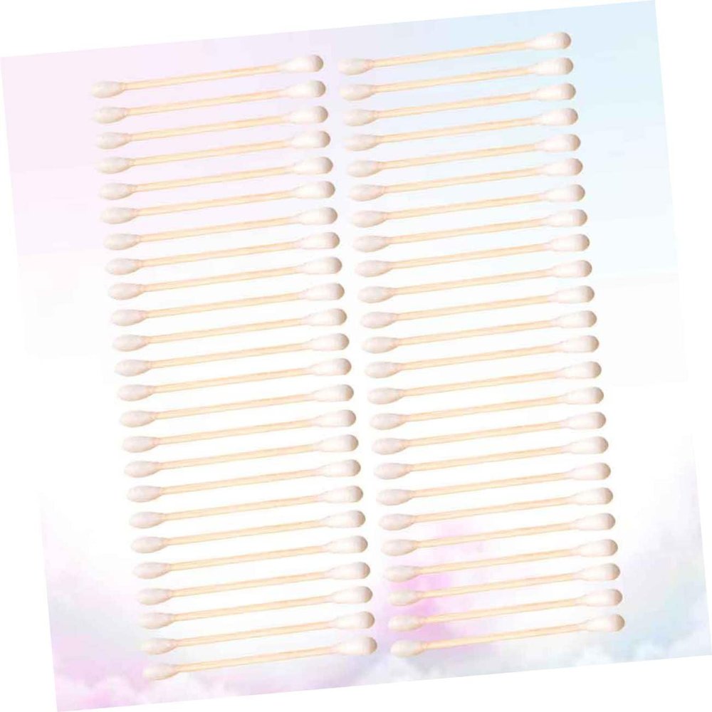 MERRYHAPY 300pcs Double-headed Cotton Swabs Soft Cotton Buds for Makeup Removal and Cleaning for Skin Care Suitable for Travel and Daily Use