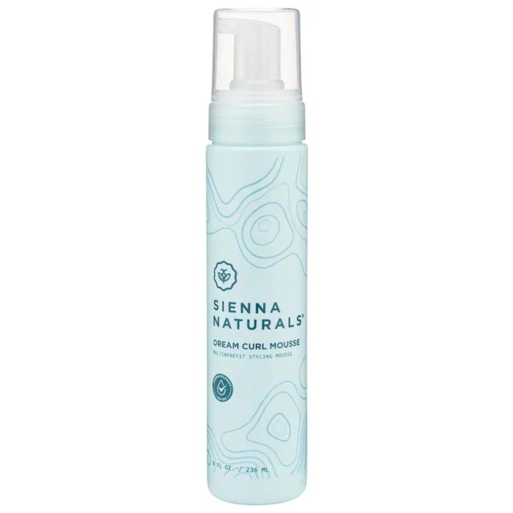 Sienna Naturals - Dream Curl Mousse - Curl Defining - Vegan - 8 Fl Oz