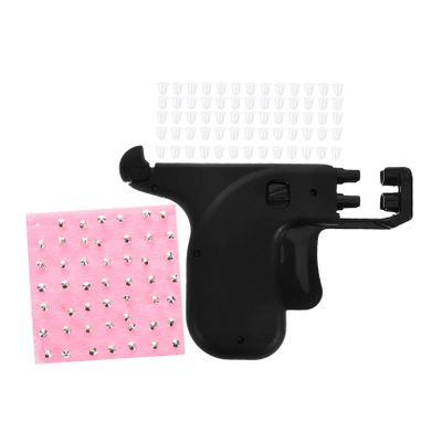 EPIGEIST 1set Stainless Steel Ear Piercing Kit Studs and Ear Plugs Safe and Versatile Tool for Home and Salon Use Automatic for and Nose Piercing