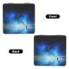 ZALAAUO Mothers Day Portable Travel Double-Sided Mirror Makeup Artist Hand Mirror Essential for Men and Women Blue Sky view 2