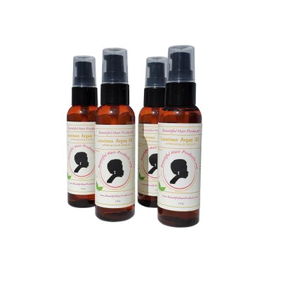 ARGAN HAIR OIL Luxurious - SISTERLOCKS Loc Styles Natural Hair (2 oz. pack 4)