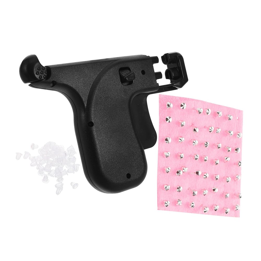 DECORNIJIA 1set Professional Ear Piercing Kit Gun Diy Ear Piercing Tools Set Stainless Steel Studs for Earring Shops
