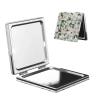 ZALAAUO Mothers Day Portable Travel Double-Sided Mirror Makeup Artist Hand Mirror Essential for Men and Women Magnolia Flower view 1