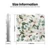 ZALAAUO Mothers Day Portable Travel Double-Sided Mirror Makeup Artist Hand Mirror Essential for Men and Women Magnolia Flower view 3