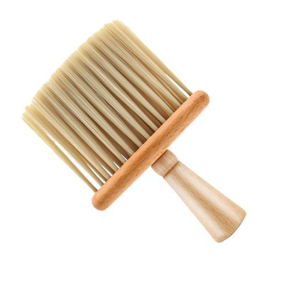 VALICLUD Men Neck Duster Brush Portable Hair Cleaning Tool for Broken Hair Beard Grooming Soft Bristles for Quick Styling for Barbers and Personal Care