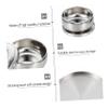 Ipetboom 1pc Lidded Stainless Steel Shaving Soap Bowl Foaming Container for Men Easy to Clean and Convenient for Personal Grooming view 2