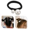 VICASKY 3pcs Hair Ties Chic Elastic Hair Bands for Women and Girls Seamless Beaded Ponytail Holders for Stylish Updos and Everyday Wear view 4