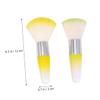 Healeved 2pcs Multifunction Makeup Brush for Nail Art Dust Removal Nail Powder Cleaner Professional Manicure Brush view 4