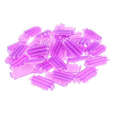BESTYASH 45pcs Wave Perm Rods Hair Curling Clips for Women Easy to Use Hairdressing Styling Tool Purple and Pink for Salon Home Use