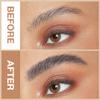 12 Pcs Ultimate Eyebrow Retractable Definer Pencils,Dual-Sided Natural Soft Textured Eyebrow Pencil, for Daily Look Eyebrow Makeup,Brow Brush,Fine Tip (12Pcs-Grey-Retractable Triangle) view 3